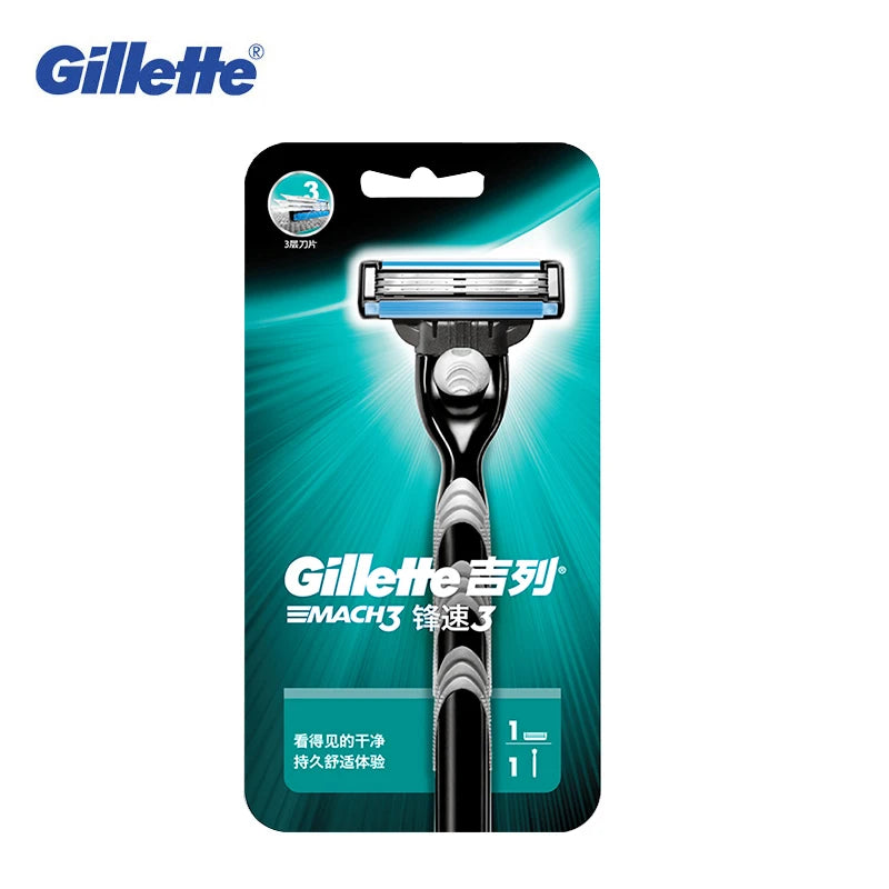 Gillette Mach 3 Razors or blades Classic Shaving Razor Blades Safety Straight Shaver Blade For Men Beard Cuchillas Afeitadoras