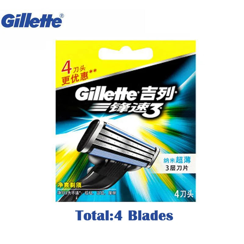 Gillette Mach 3 Razors or blades Classic Shaving Razor Blades Safety Straight Shaver Blade For Men Beard Cuchillas Afeitadoras