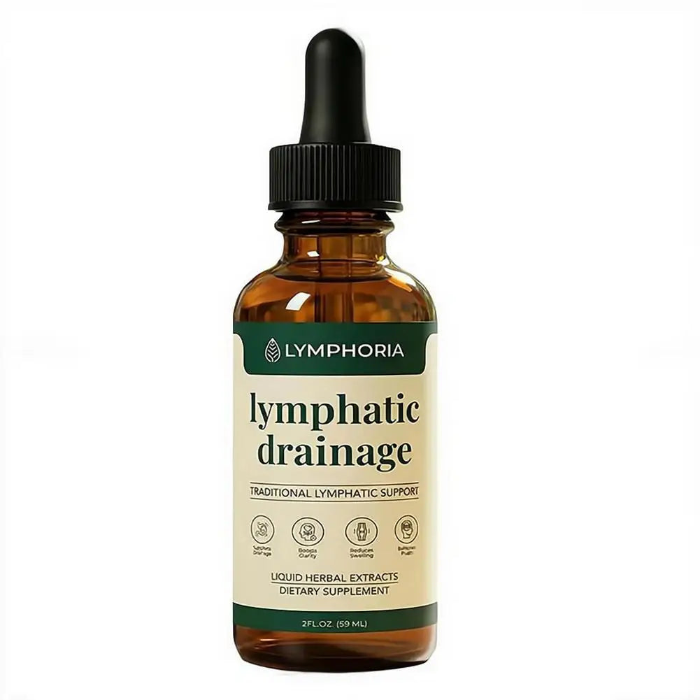 Premium Lymphatic Drainage Ampoule,Natural Plant Extracts Drops for Daily Care Improve Swelling&Circulatory Repair Beauty&Health
