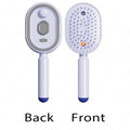 Electric Spray 3 In 1 Massage Comb, Rechargeable Self Cleaning Steam Oil Brush Anti Static Detangling Air Cushion Scalp Care