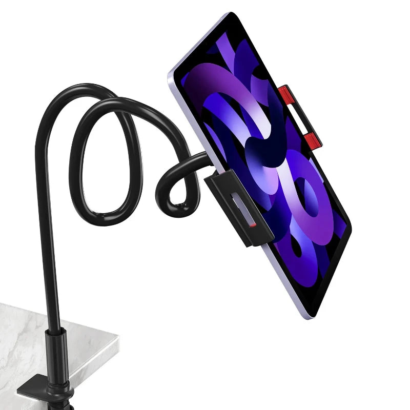 360° Flexible Gooseneck Phone Tablet Stand Adjustable Lazy Bed Mount Clip For Smartphones Tablets