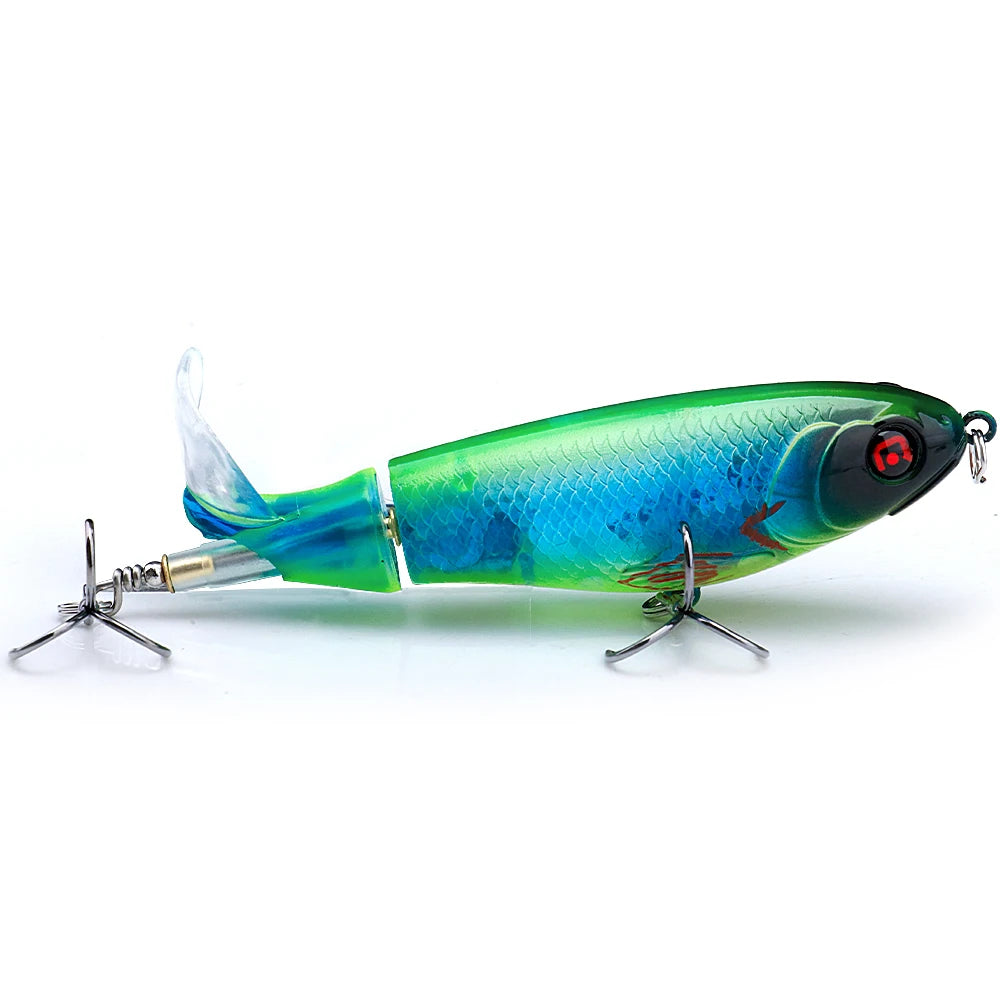VTAVTA 10cm 17g Whopper Popper Top Water Lures For Fishing Pike Wobblers Minnow Fishing Lure Accessories Crankbait Popper Bait