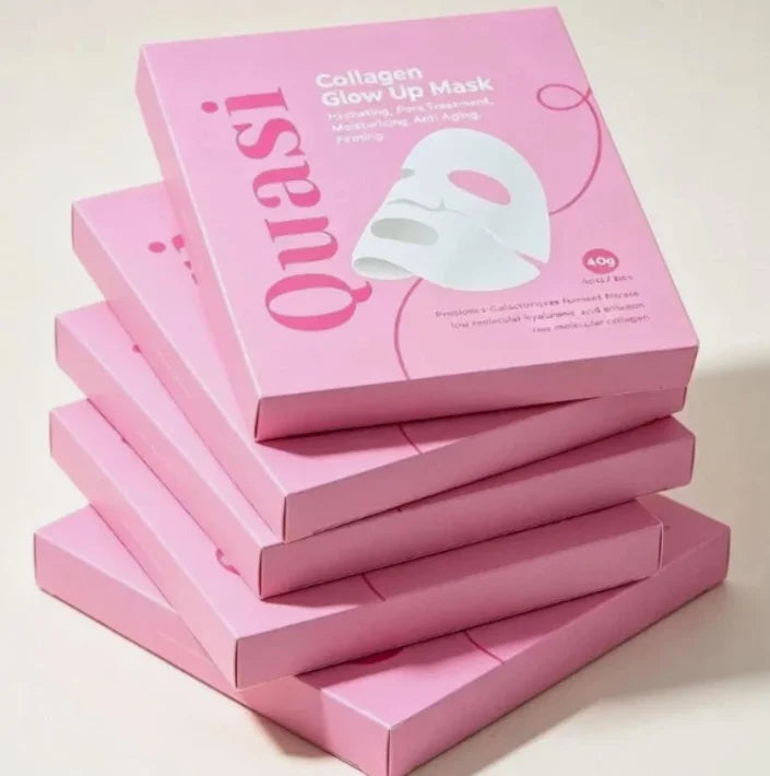Korean Moisturizing Firming Bio Collagen Overnight Masks Professional Night Repairing Mask 4pcs Set Quasi Collagen Glow Up Mask