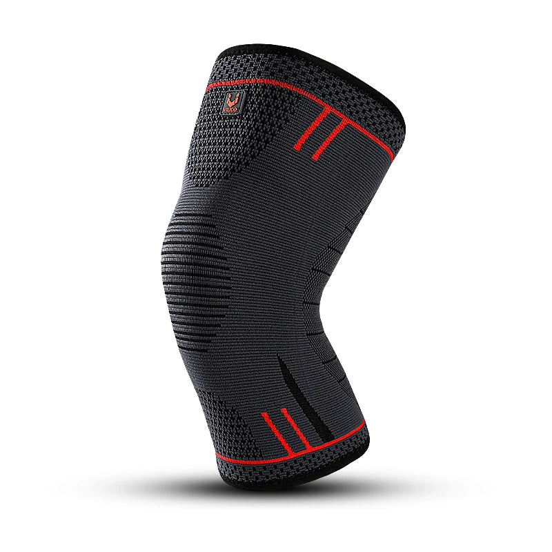 Elastic Knit Knee Support Brace Compression Knee Sleeve for Running Basketball Gym