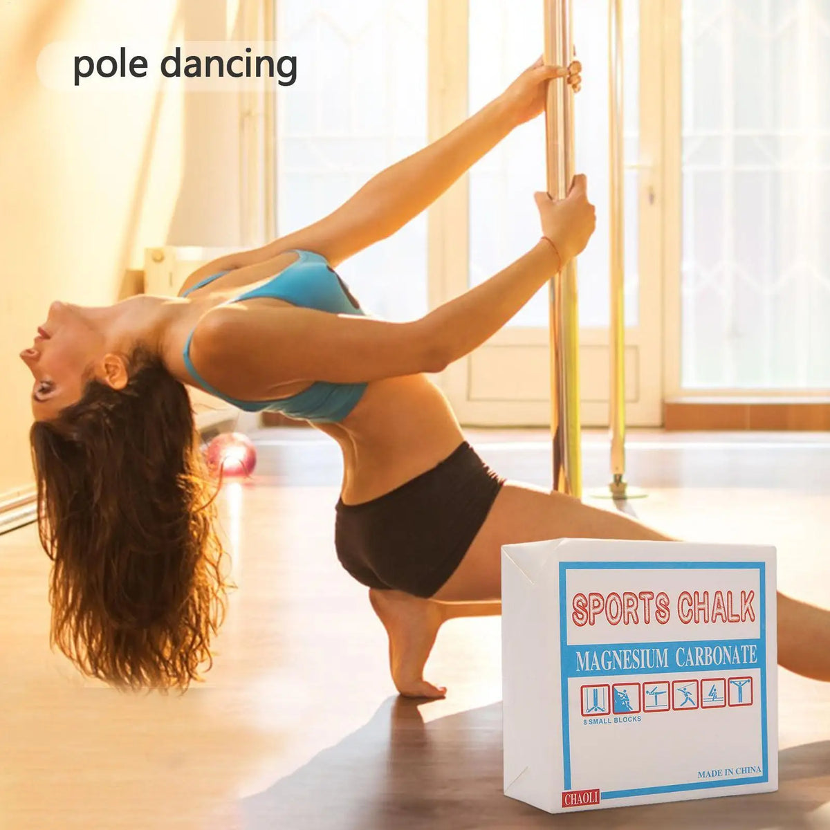65g Climbing Chalk Block Anti-Slip Gymnastics Hand Grip Magnesium Powder Block Gym Accessories Grip Chalk For Bodybuilding Gym