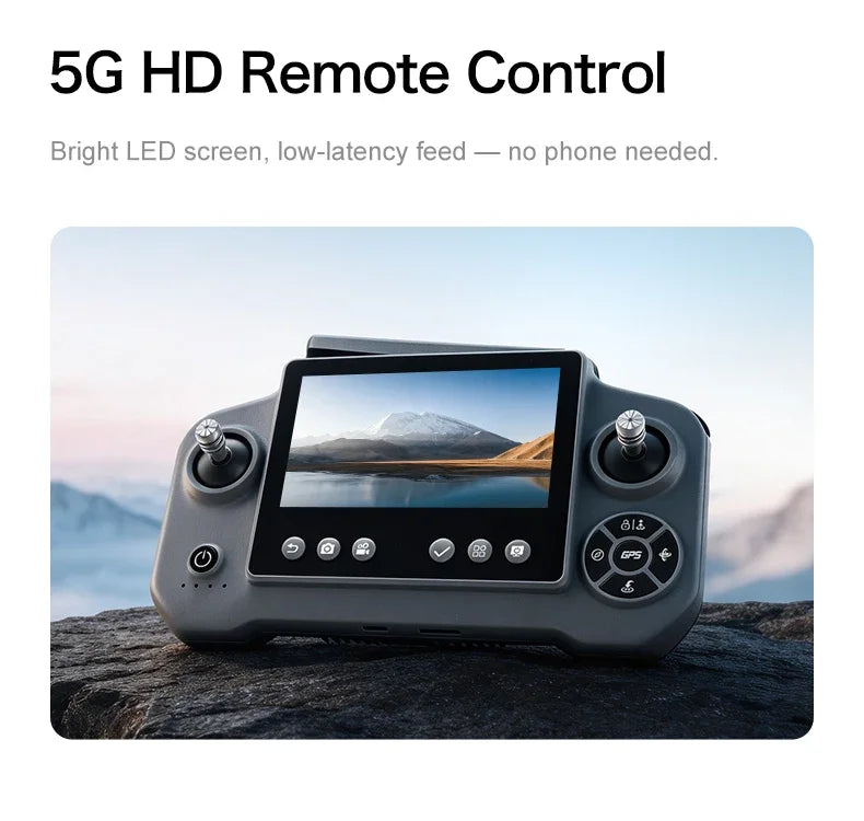 Original GT60 Foldable GPS Drone Screen Remote Brushless Dual 4K/8K Camera Obstacle Avoidance Airdrop RC Quadcopter For Adults