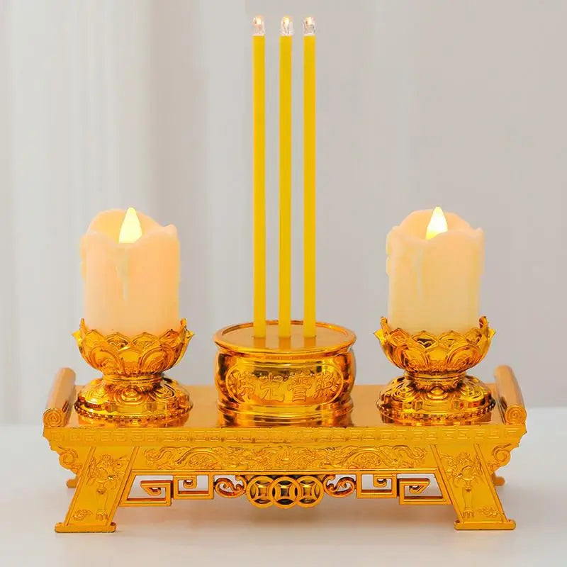 LED Candle Lights, Prayer Candles For Temples And Halls, Smokeless Swinging Wick Simulation Candles