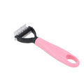 Two sided Pet Deshedding Brush Professional Hair Remover Comb for Dog Cat Grooming Use