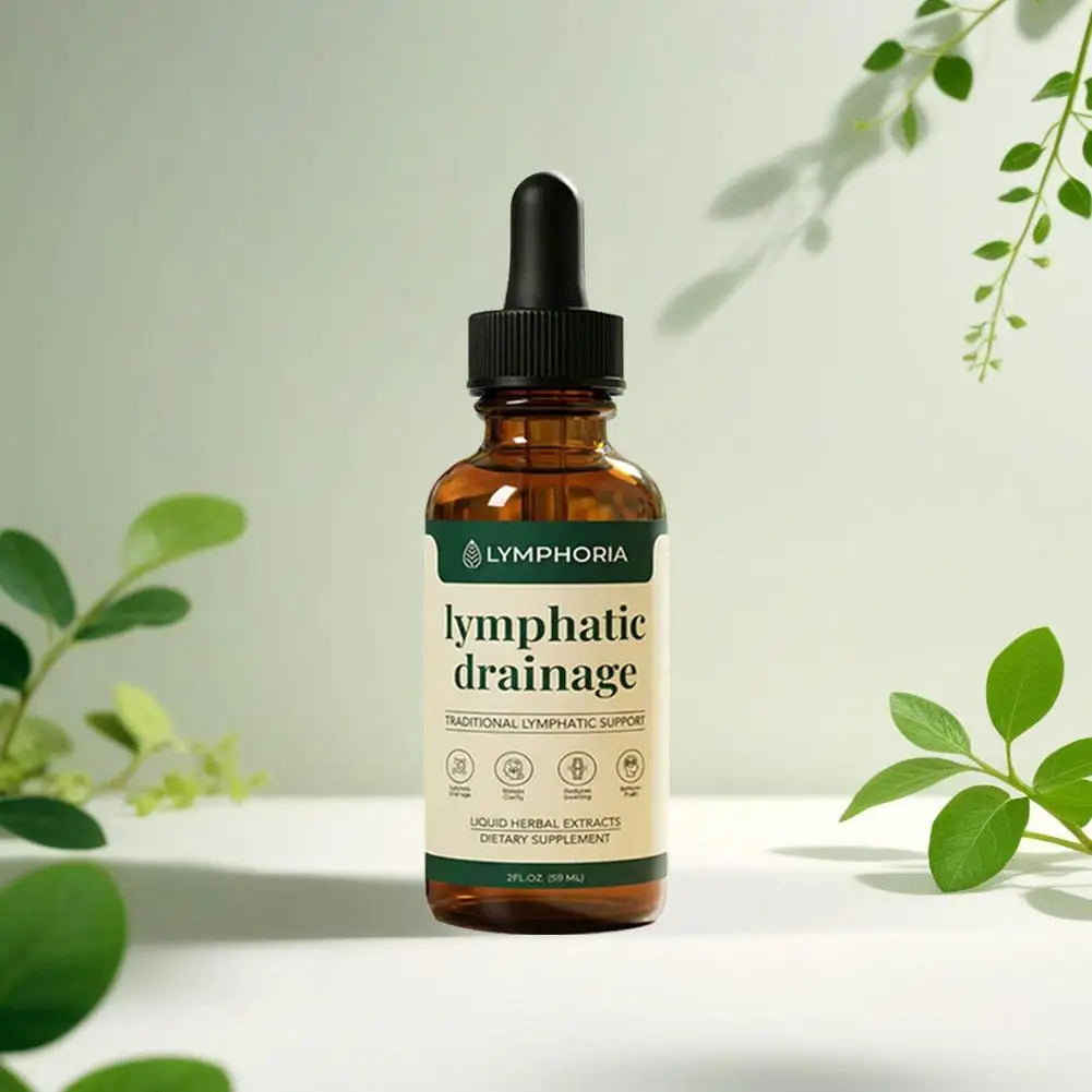 Premium Lymphatic Drainage Ampoule,Natural Plant Extracts Drops for Daily Care Improve Swelling&Circulatory Repair Beauty&Health