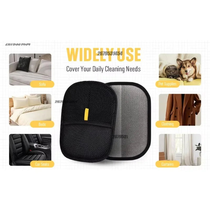 Pet Hair Remover Mitt Pet Hair Remover Gloves Deshedding Brush Glove for Cats and Dogs