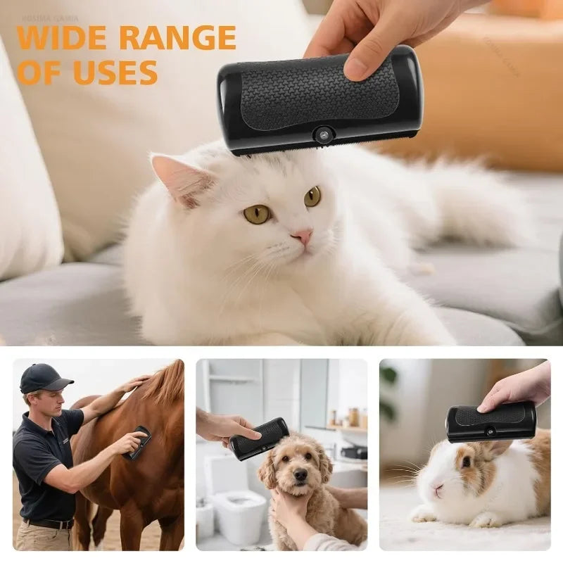Pet Grooming Brush Ergonomic Hair Remover Tool Professional Deshedding for Dog Cat Horse Daily Shedding Cleaning Pet Supplies