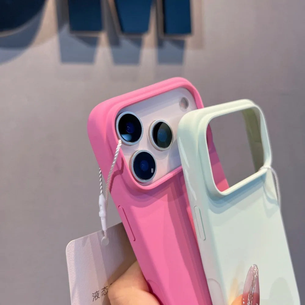 Candy Color Silicone Protector Phone Case for iPhone 18 17 16 15 14 13 Pro Max Shockproof Matte Slim Soft TPU Bumper Shell Cover