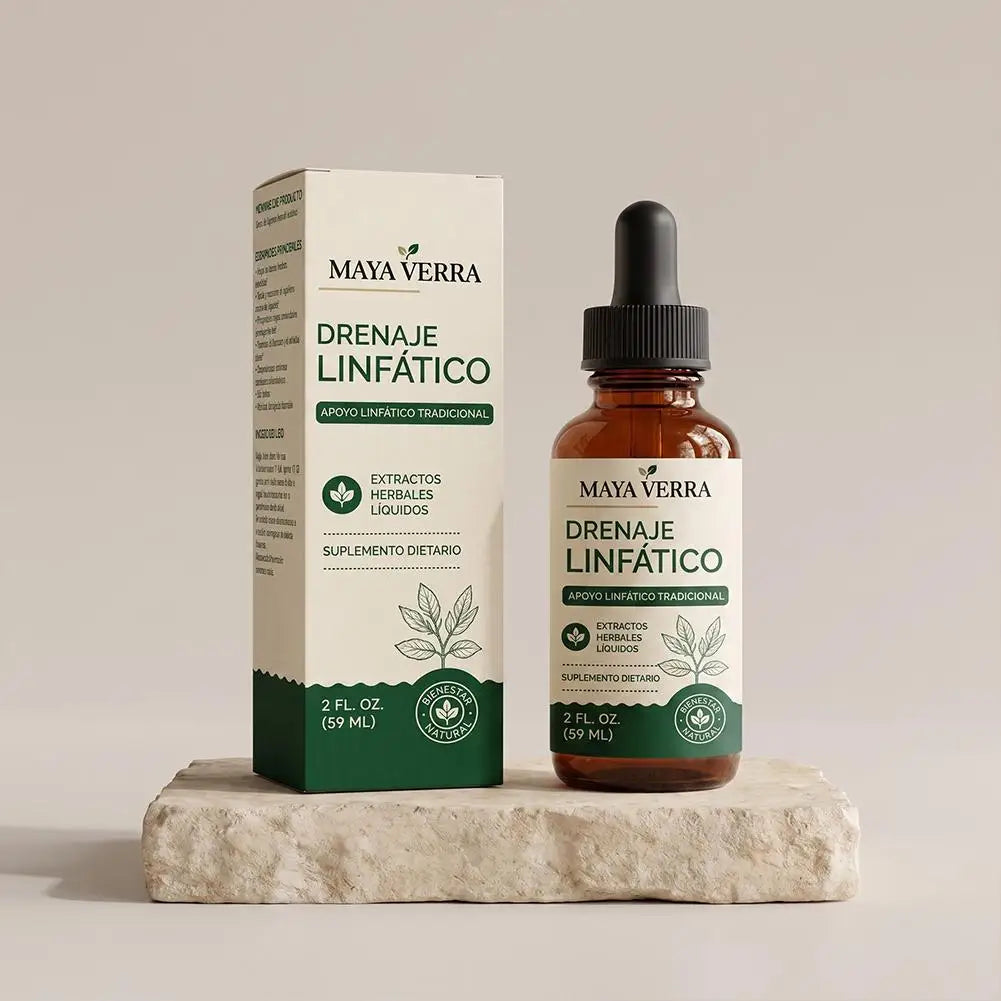 Maya Verra Plant-Based  Lymphatic Drainage Liquid Drops 59ml - Traditional Herbal Supplement for Fluid Balance & Natural Detox