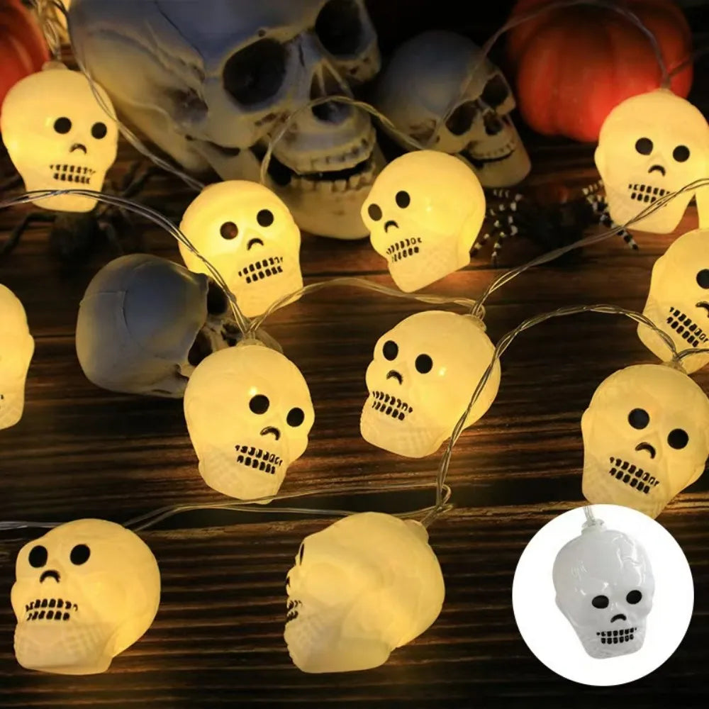 1PC 1.5M10LED Halloween Battery Box Light String, Excluding Battery, Halloween Decoration, Used for Holiday, Party Decoration