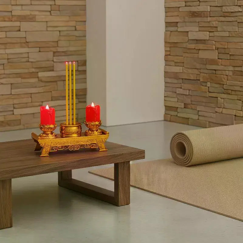 LED Candle Lights, Prayer Candles For Temples And Halls, Smokeless Swinging Wick Simulation Candles