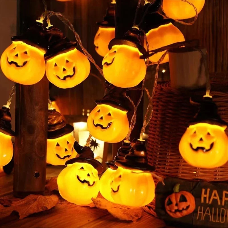 Halloween Classic Pumpkin Lantern Festival Party Atmosphere Decorative Lamp 3m 20LED Fun and Wonderful Night