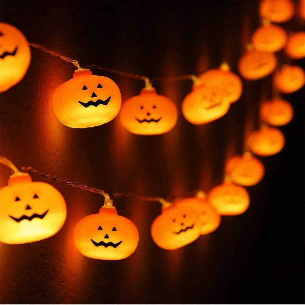 1PC 1.5M10LED Halloween Battery Box Light String, Excluding Battery, Halloween Decoration, Used for Holiday, Party Decoration