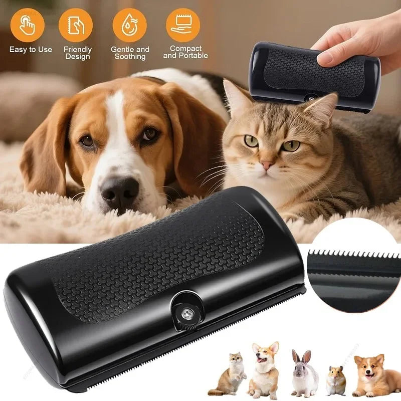 Pet Grooming Brush Ergonomic Hair Remover Tool Professional Deshedding for Dog Cat Horse Daily Shedding Cleaning Pet Supplies