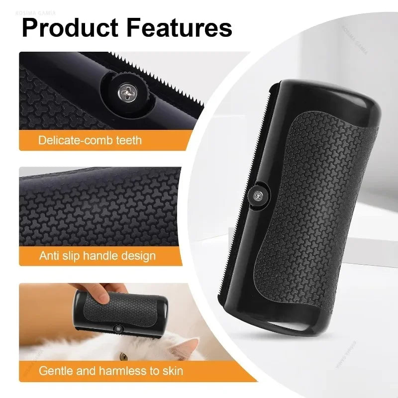 Pet Grooming Brush Ergonomic Hair Remover Tool Professional Deshedding for Dog Cat Horse Daily Shedding Cleaning Pet Supplies