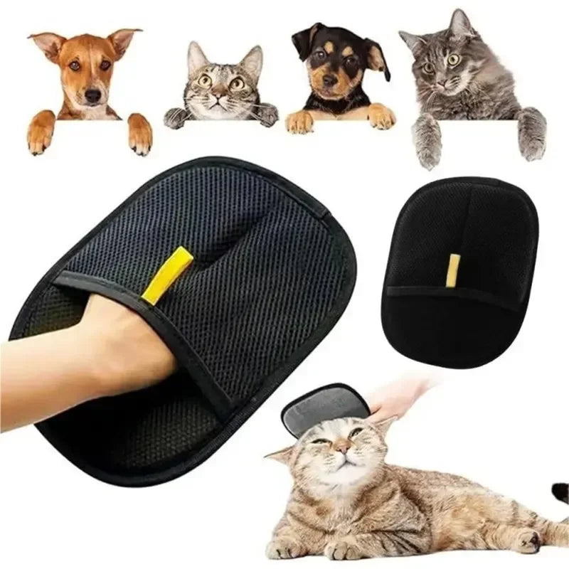Pet Hair Remover Mitt Pet Hair Remover Gloves Deshedding Brush Glove for Cats and Dogs