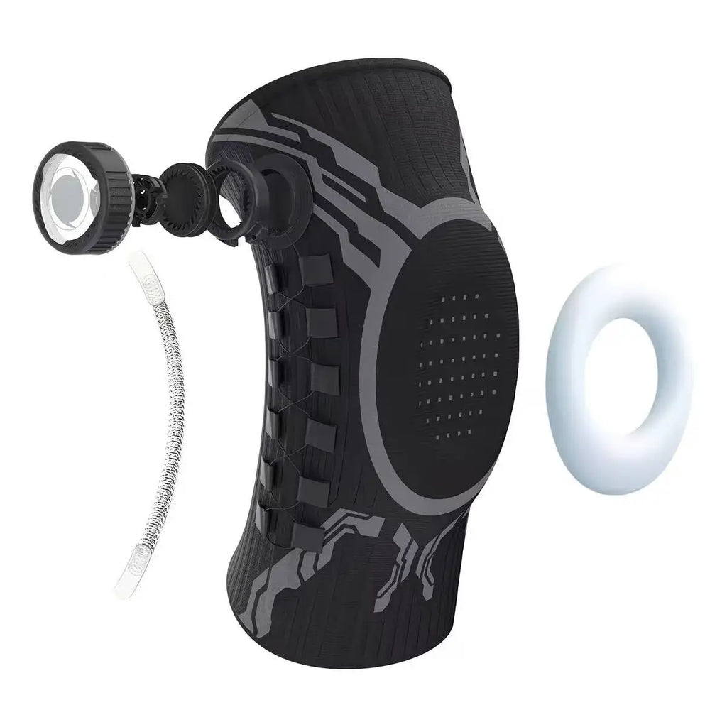 Smart Knob Knee Brace with Patella Gel Pad Lateral Stabilizer Compression Support for Joint Pain Relief Home Gym Wear Single