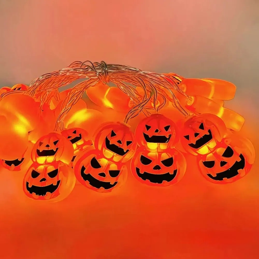 1PC 1.5M10LED Halloween Battery Box Light String, Excluding Battery, Halloween Decoration, Used for Holiday, Party Decoration