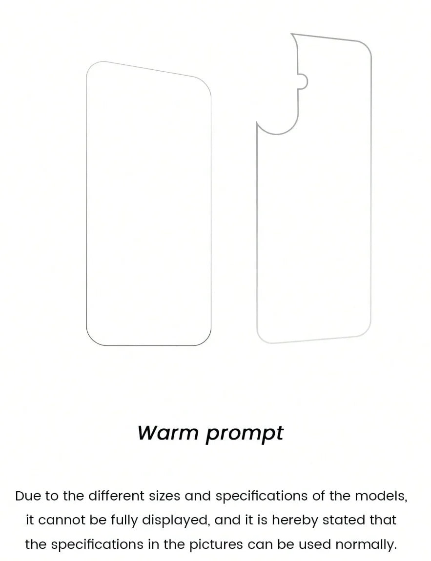 NNBILI 2pcs/Set Matte Base Lens Film + Matte PET Back Film For IPhone 18 Pro Max 18 Pro Max Phone Accessories Minimalist Design