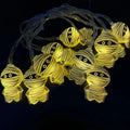 Battery Powered Spooky Mummy Halloween LED String Lights Indoor/Outdoor Room Party Decorations