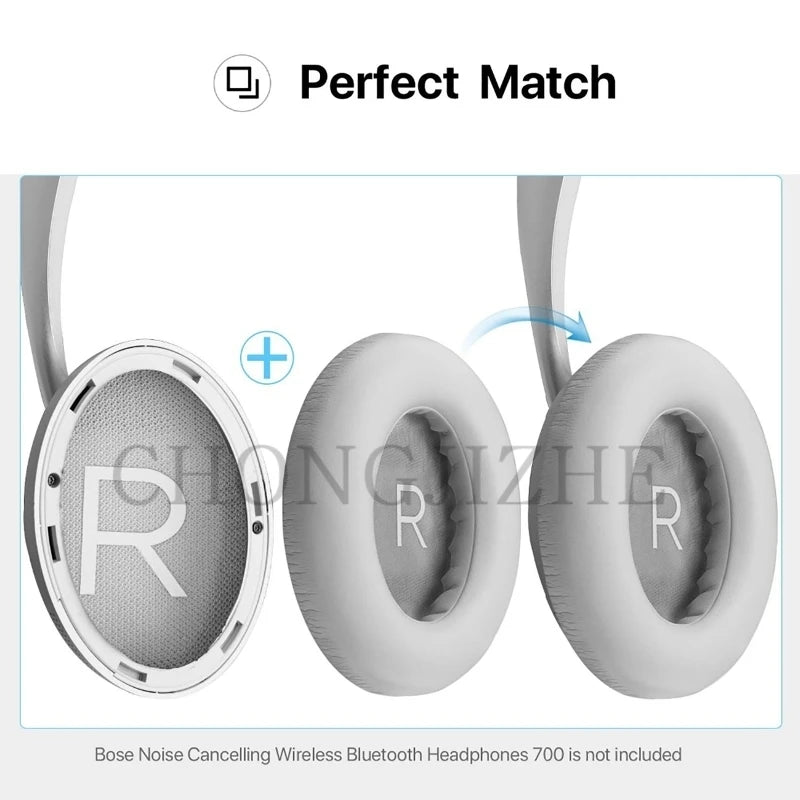 For BOSE 700 NC700 headset Leather / Breathable mesh fabric /Skin friendly cotton Memory Foam Earpads Earmuffs Accessories