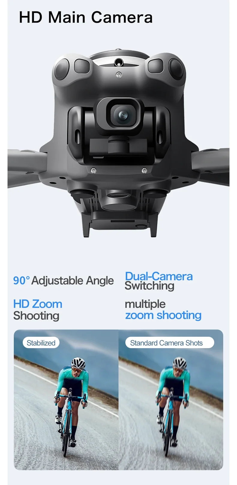 Original GT60 Foldable GPS Drone Screen Remote Brushless Dual 4K/8K Camera Obstacle Avoidance Airdrop RC Quadcopter For Adults